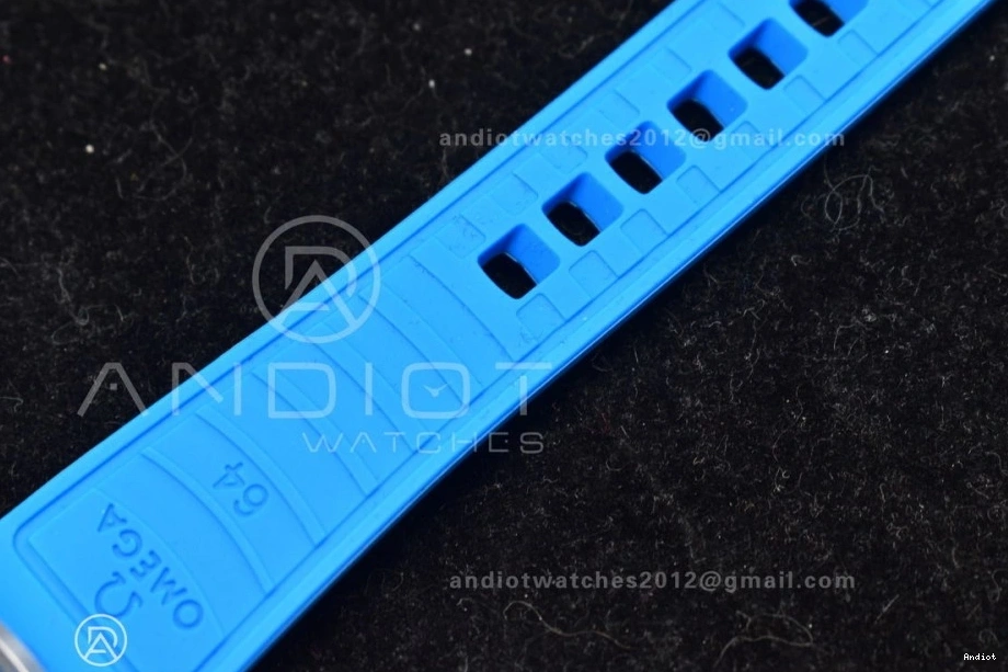 Ultra Blue 1:1 Ceramic 6000M Rubber Black Black SS Seamaster Dial TF Strap Best A2824 Bezel Deep Edition on 1218